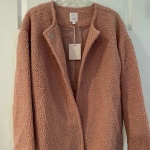 New Women’s LC Lauren Conrad Fashion Jacket Somber Peach Size Medium